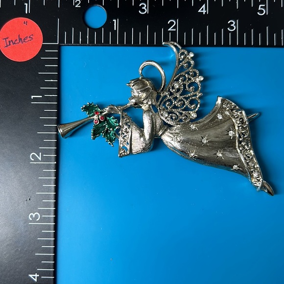 🖤JJ Vtg Angel brooch - Picture 11 of 13